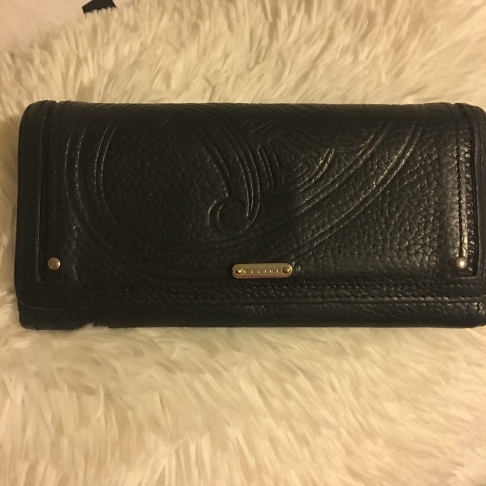 Authentic Vintage Celine Black Wallet